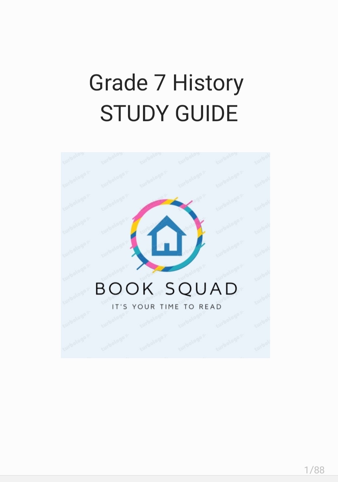 Grade 7 History Guide
