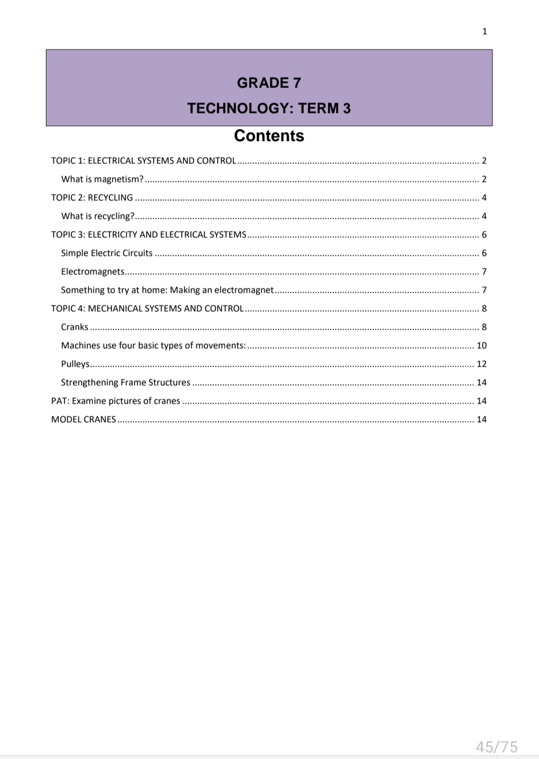 Grade 7 Technology Guide - Image 6