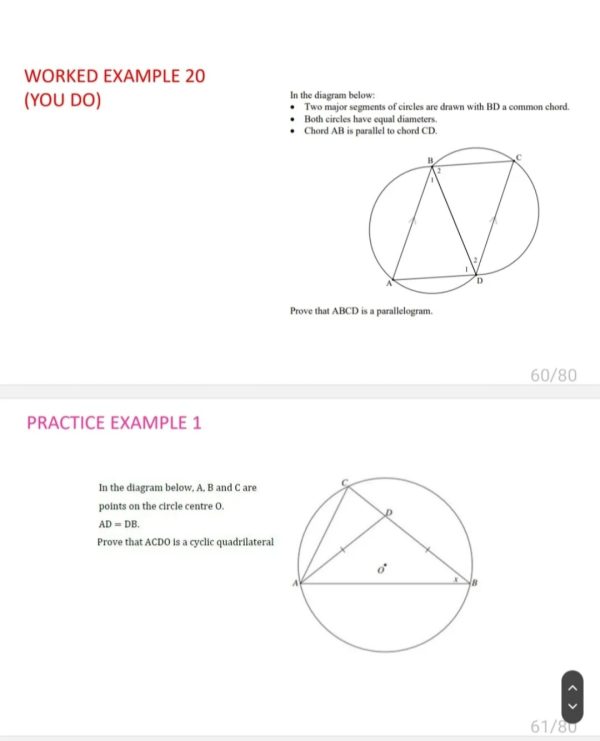 Grade 12 Euclidean and Circle Geometry Revision - TeachMzantsi