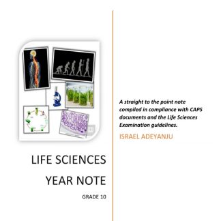 Grade 10 life sciences Summary