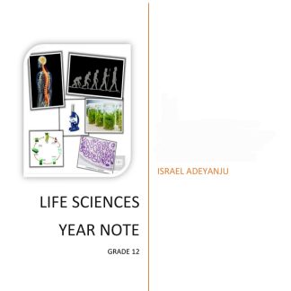 Grade 12 Life Sciences summary