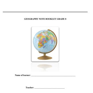 Grade 8 Geography summary