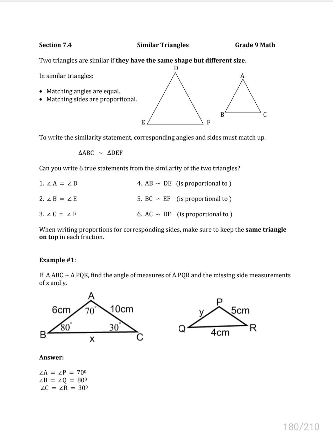 Grade 9 Mathematics Guide - Image 7