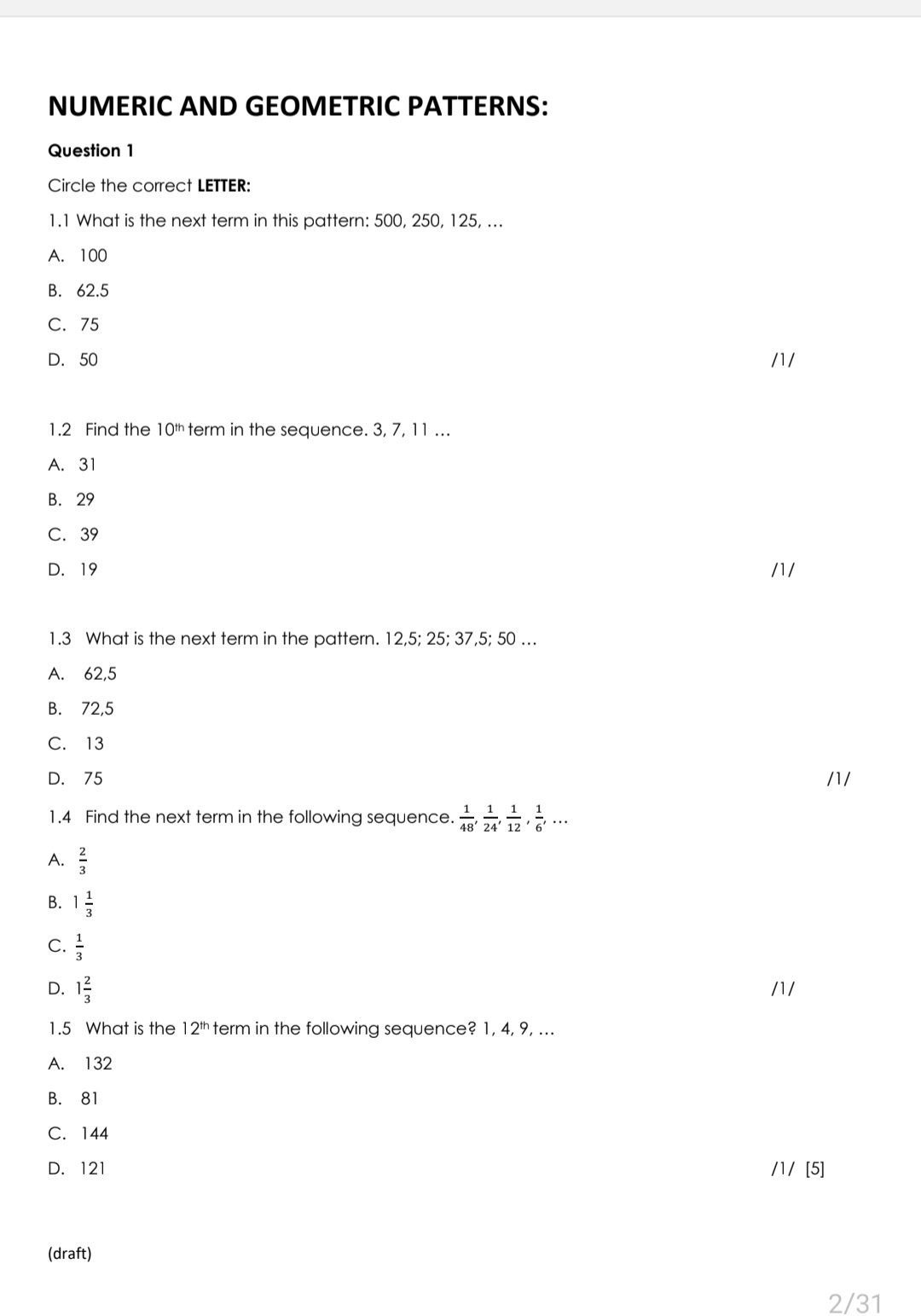 Grade 7 Mathematics Term 3 + 4 Revision - Image 2