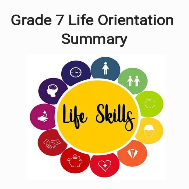 Grade 7 Life Orientation Summary
