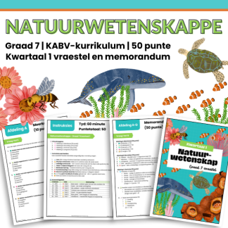 Natuurwetenskappe Graad 7 Kwartaal 1 Vraestel en Memorandum
