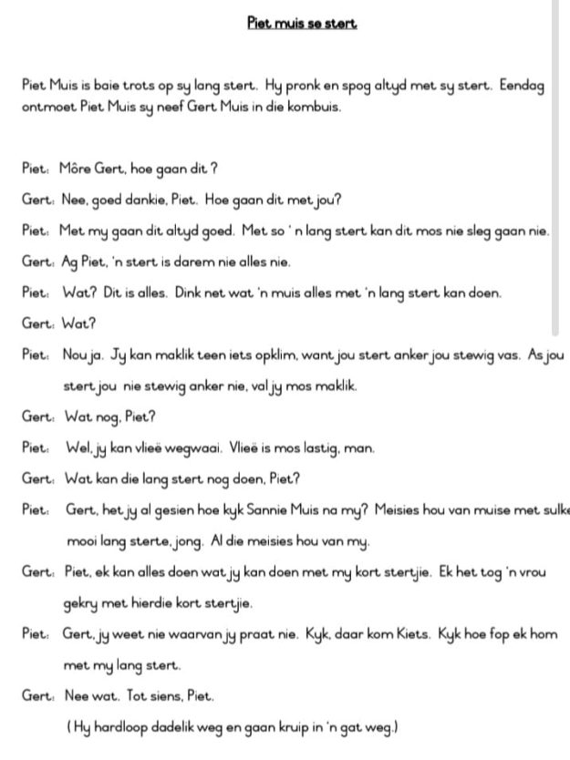 Graad 1 en Graad 2 Begripstoetse (Stel 3)