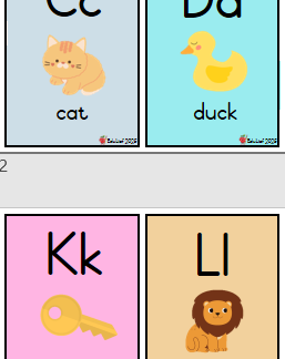 Alphabet Flashcards 1