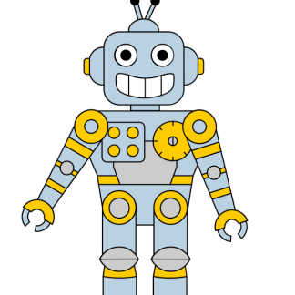 Grade R make a robot cut and paste activity