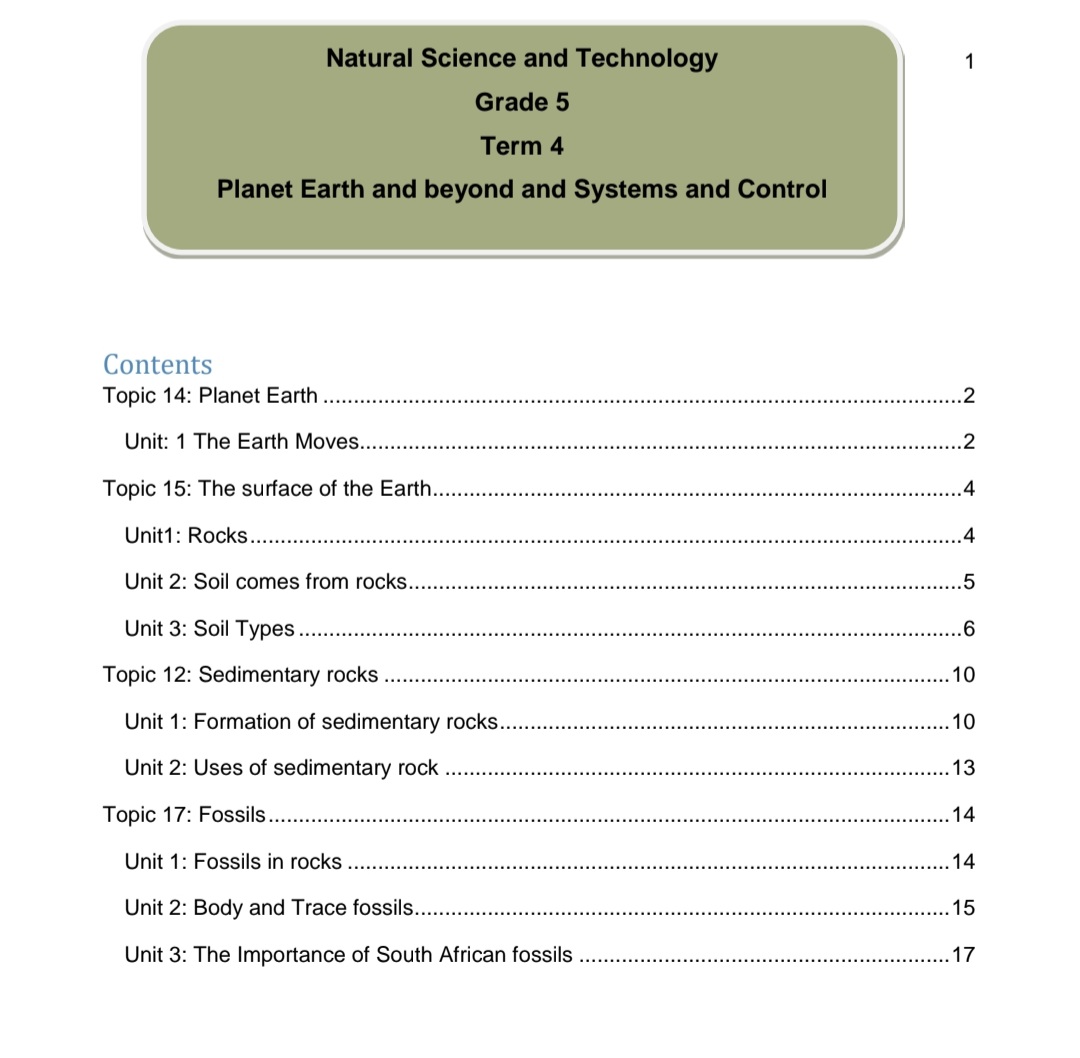 Grade 5 Natural Sciences and Technology Summary (Term 1 -4) - Image 10