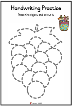 Grade R Trace and colour (Age: 3-6 years)
