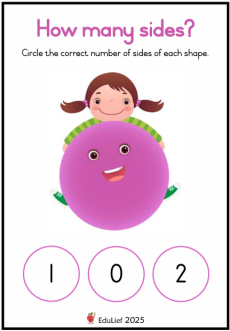 Grade R Mathematics How many sides? 2 (Age: 3-6 years)