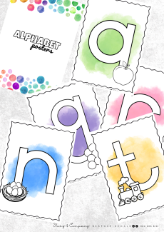 Alphabet Posters A4
