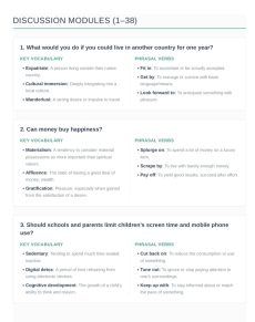38 Conversational lesson guidelines