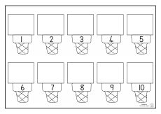 Number Concept ice creams