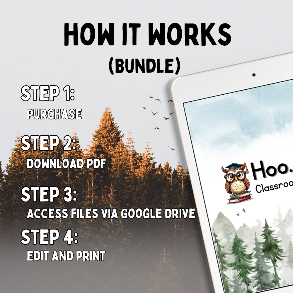 Owl Classroom Mega Bundle | 366 Pages | Classroom Decor, Learning Resources & Teacher Planner - Image 11