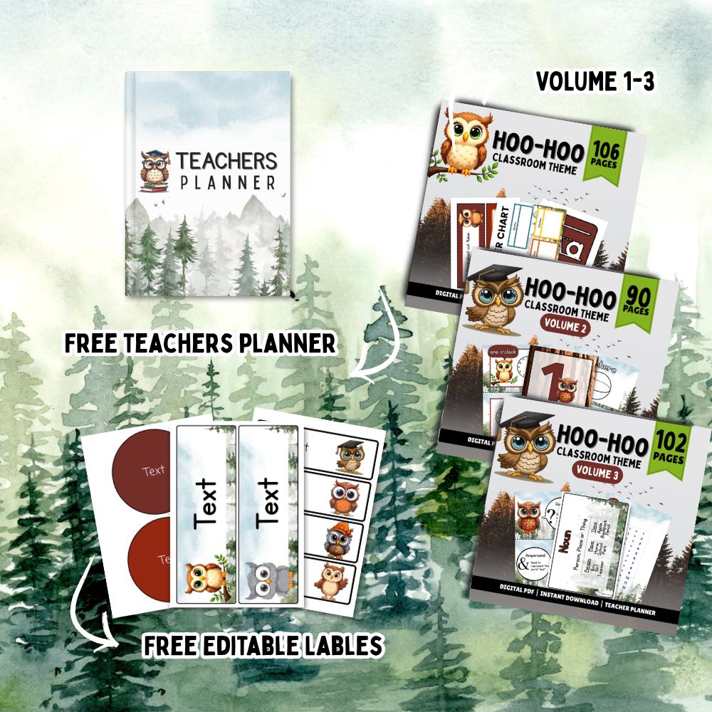 Owl Classroom Mega Bundle | 366 Pages | Classroom Decor, Learning Resources & Teacher Planner - Image 2